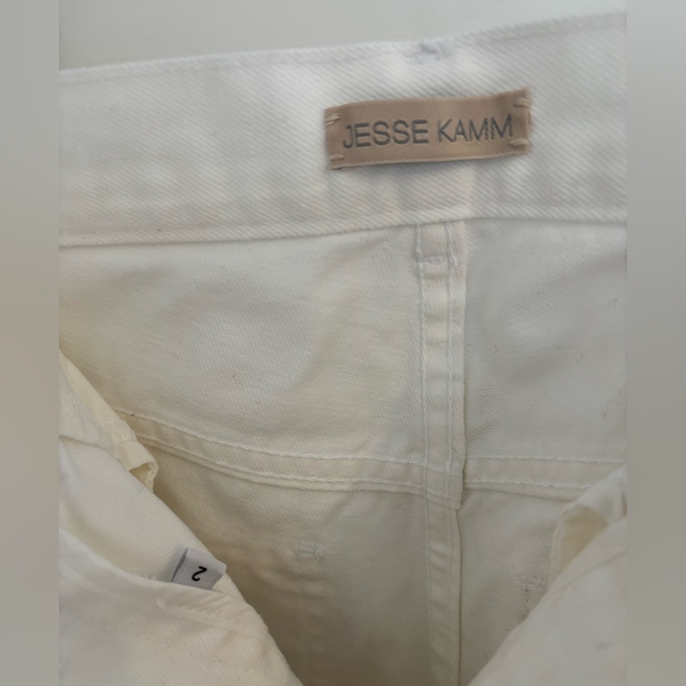 Jesse Kamm California Wide white denim size 2. - Picture 8 of 13